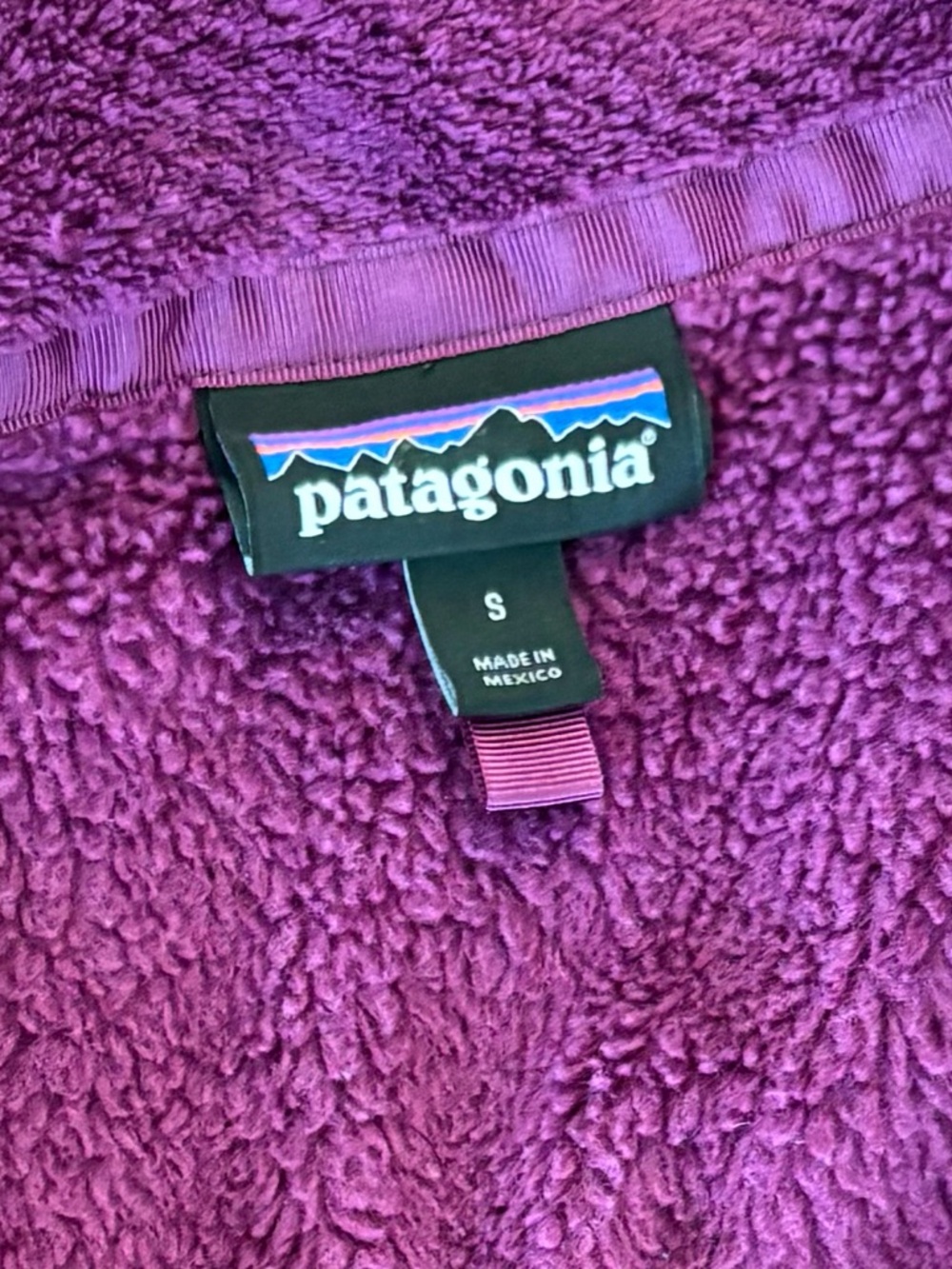 Patagonia Women’s Purple Polartec Fleece Jacket Full Zip - Picture 4 of 6